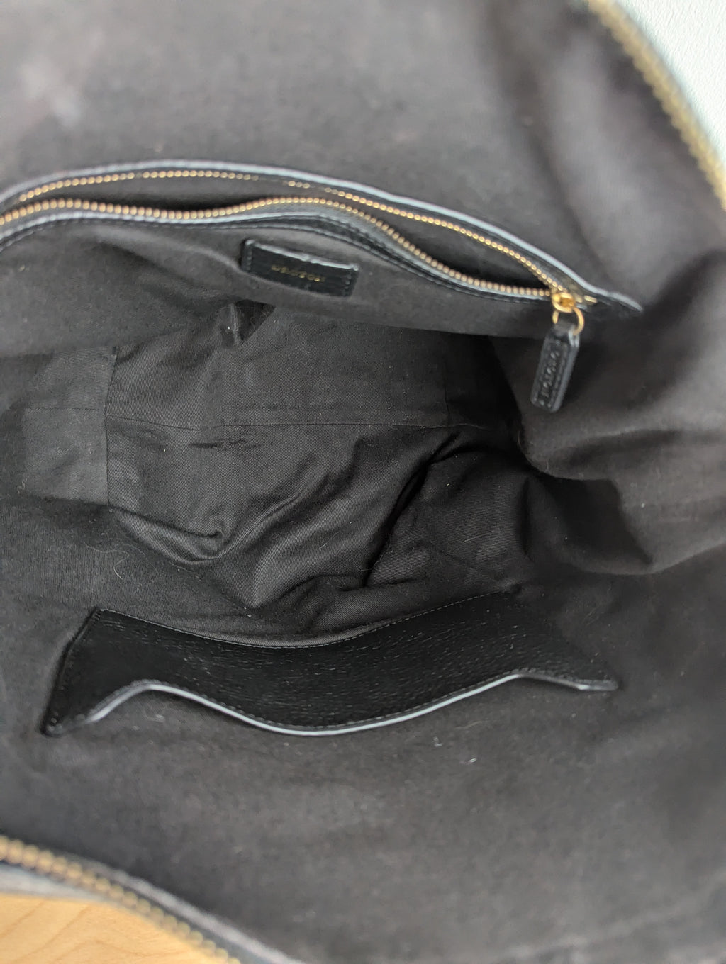 Oroton Black Leather Tote