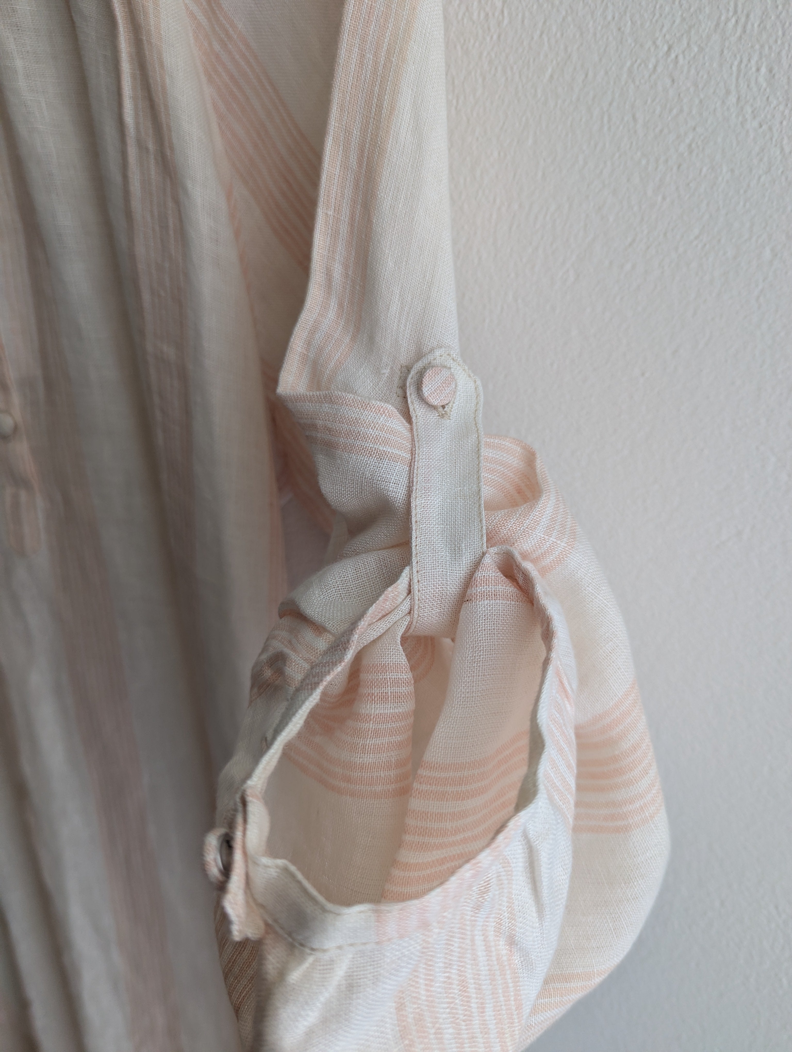 Lorna Murray Pink Stripe Linen Dress