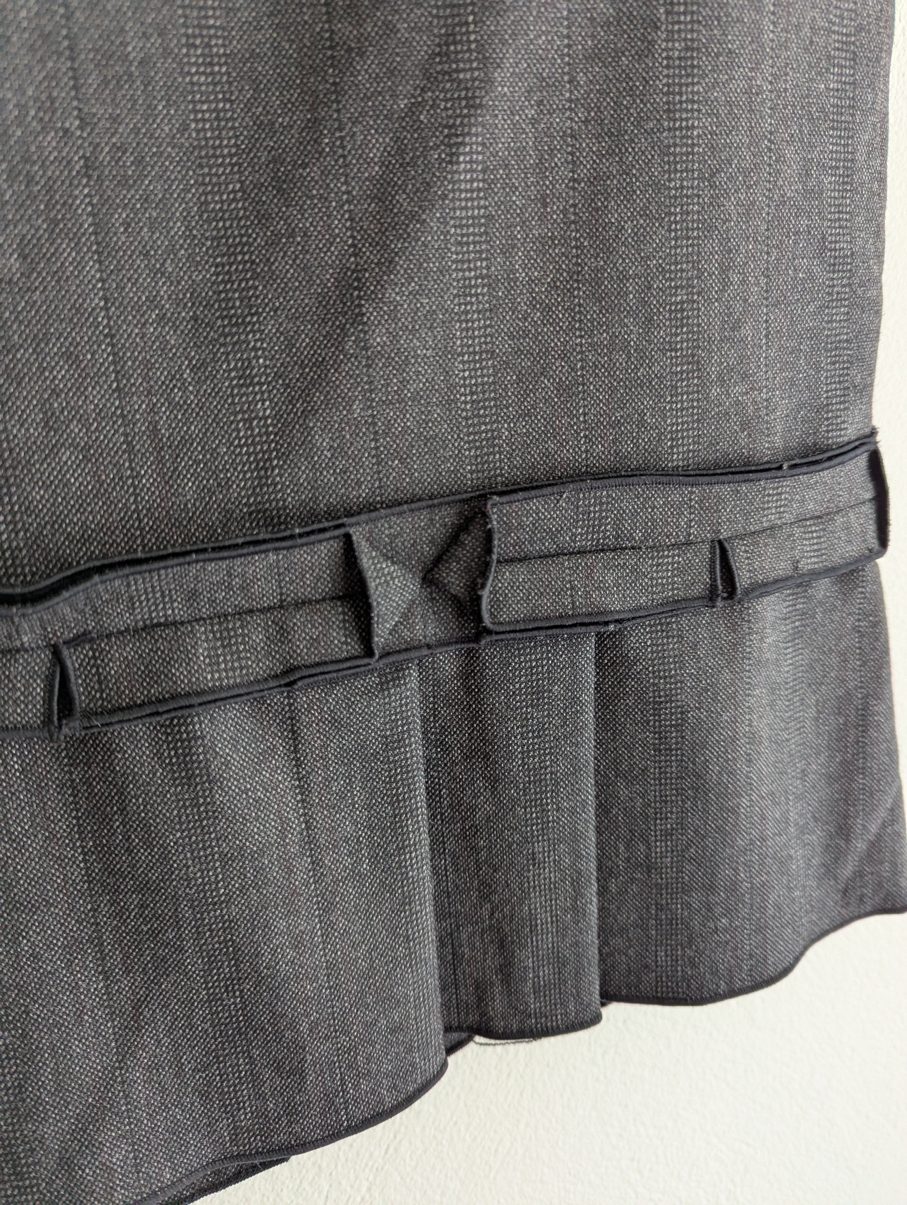 Cue Ruffle Hem Tailored Skirt
