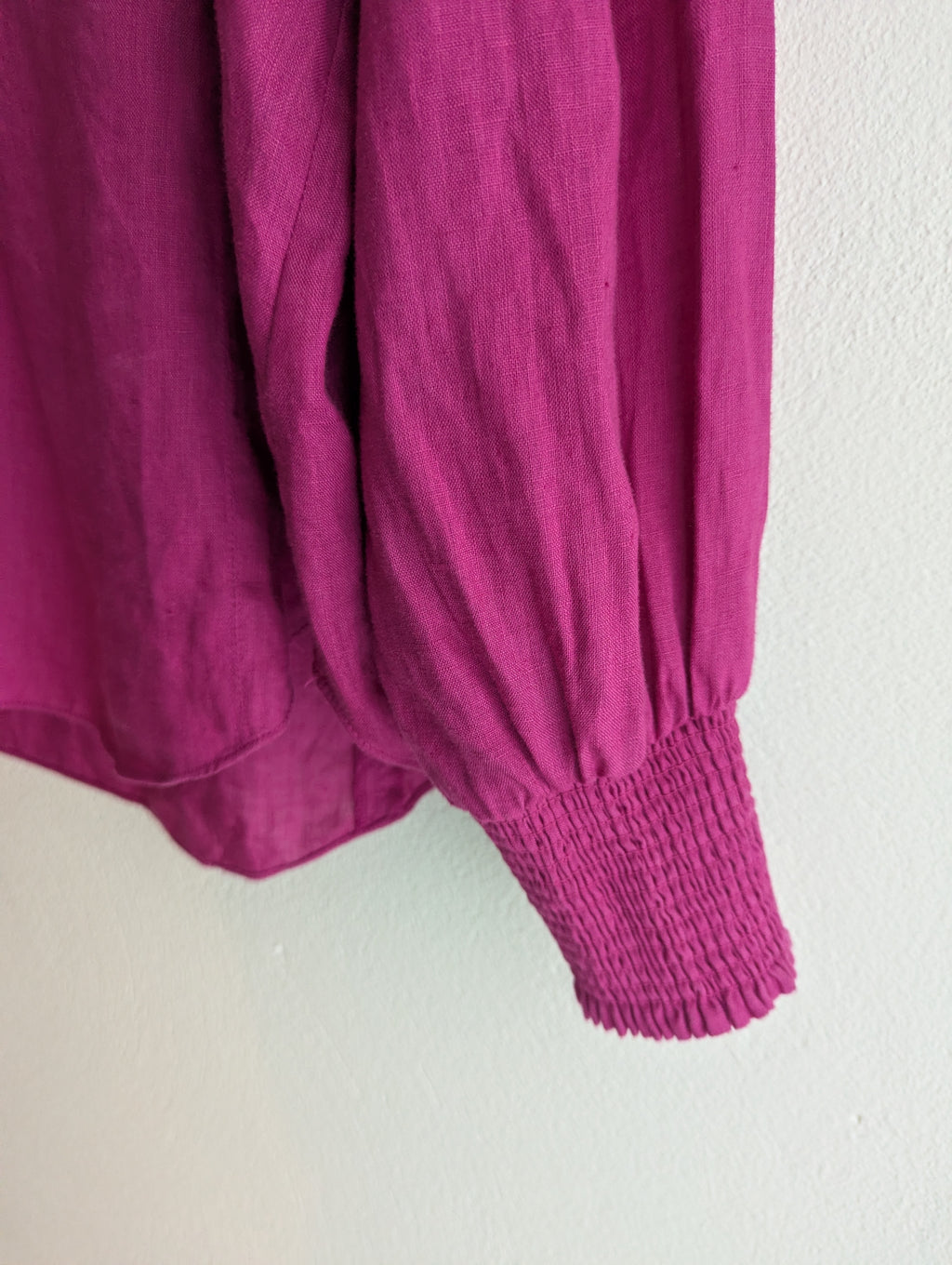 Witchery Magenta Linen Shirt