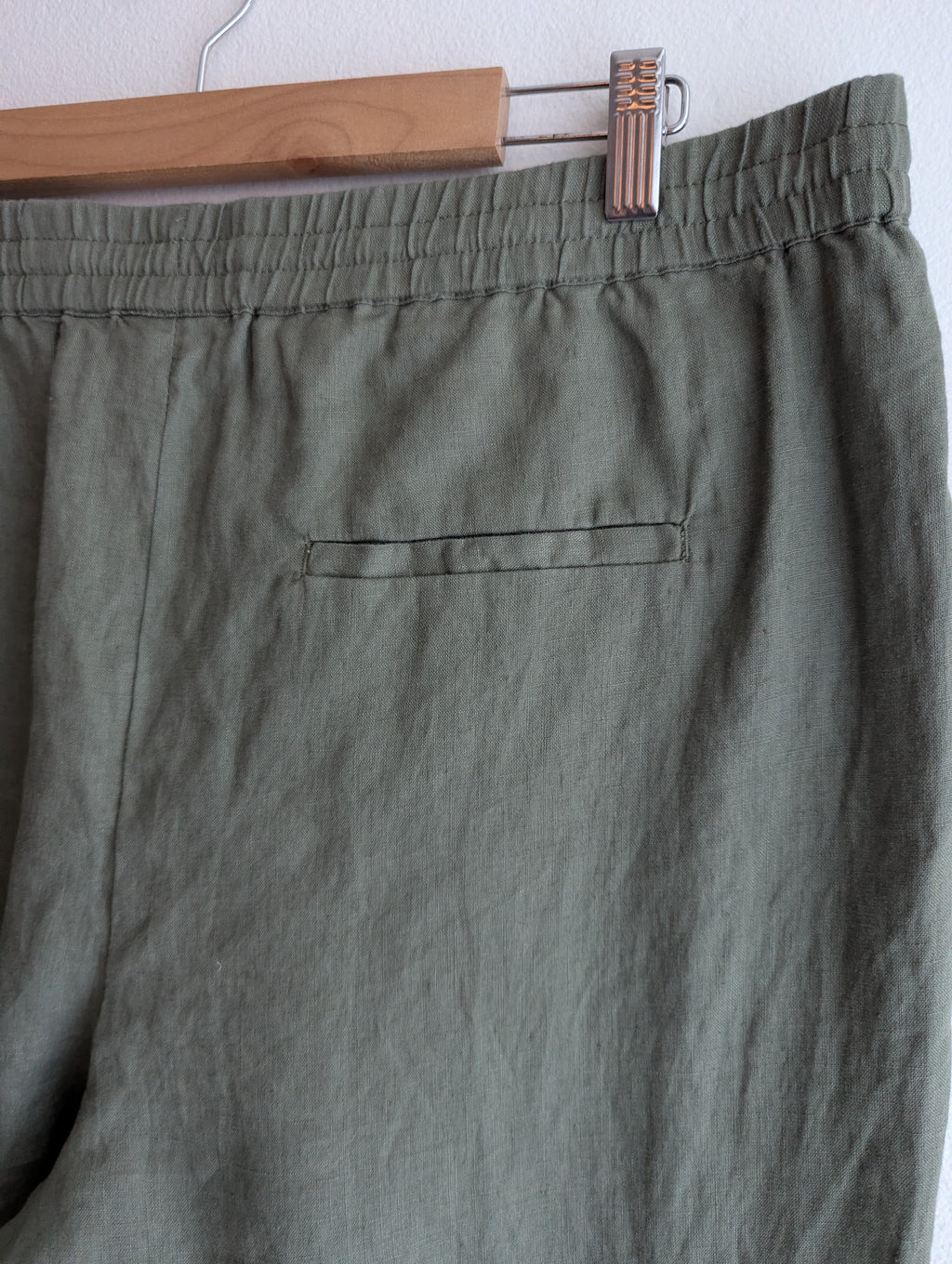 Sussan Linen Khaki Trousers