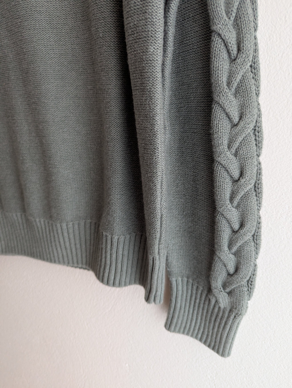 Goondiwindi Cotton Cable Knit Sleeve Jumper