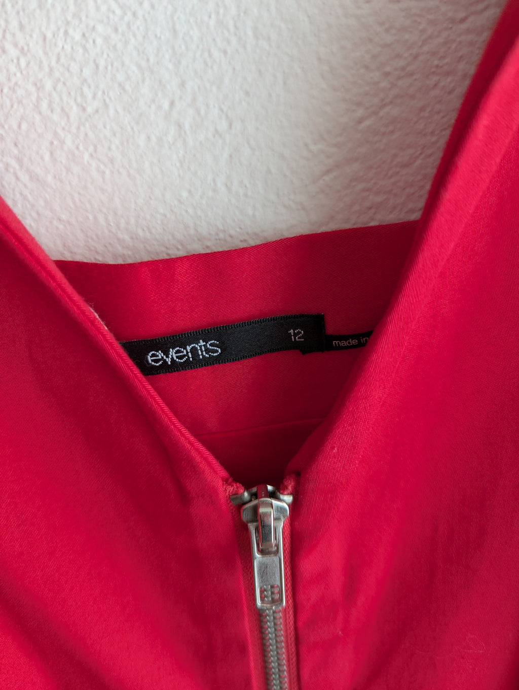 Events Cross Back Red Dress
