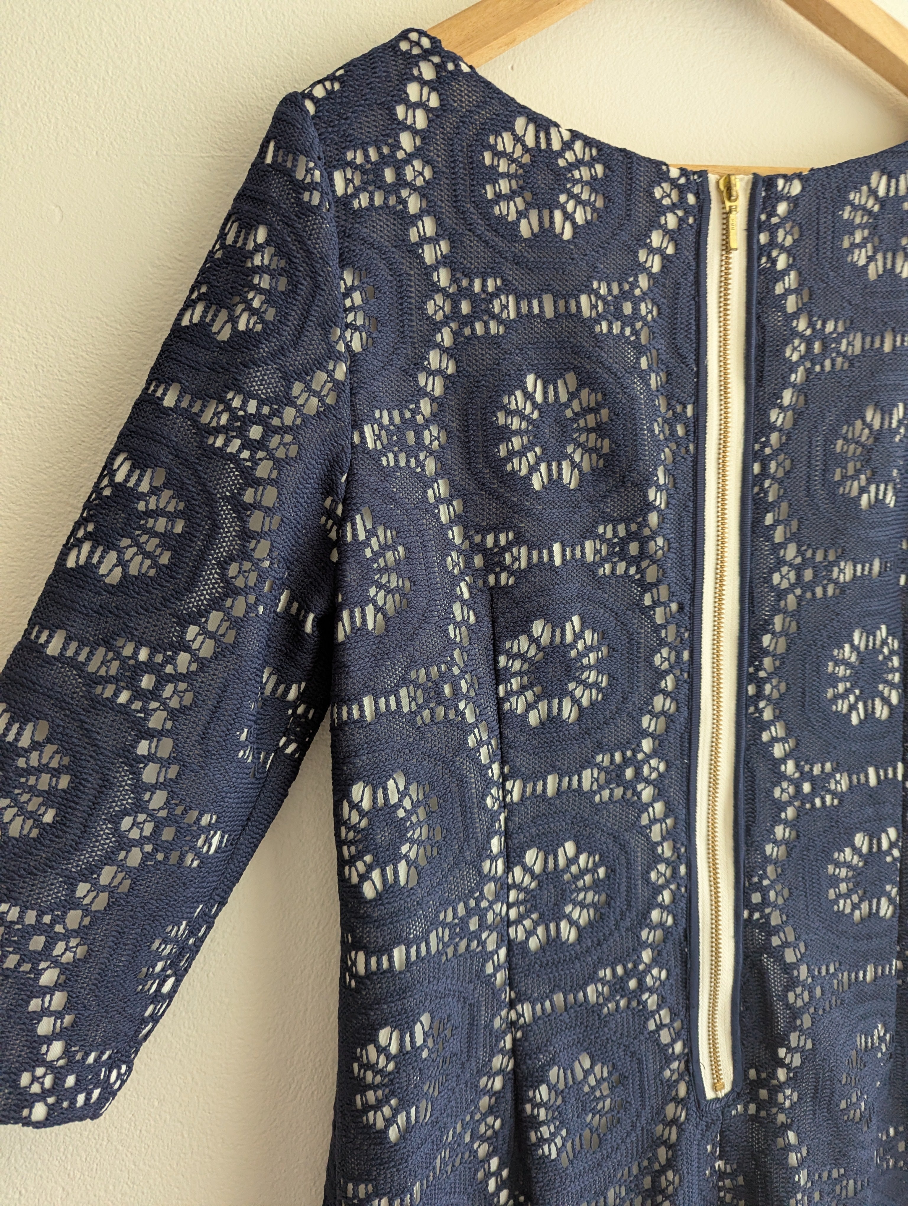 Review Floral Crochet Dress