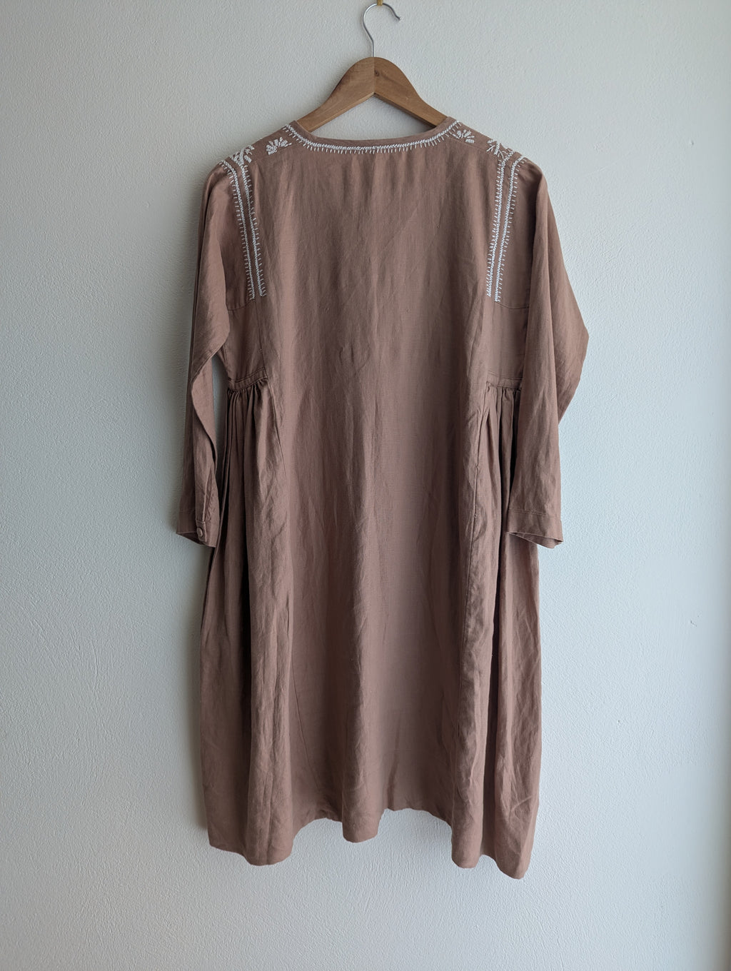 Lorna Murray Linen Embroidered Dress