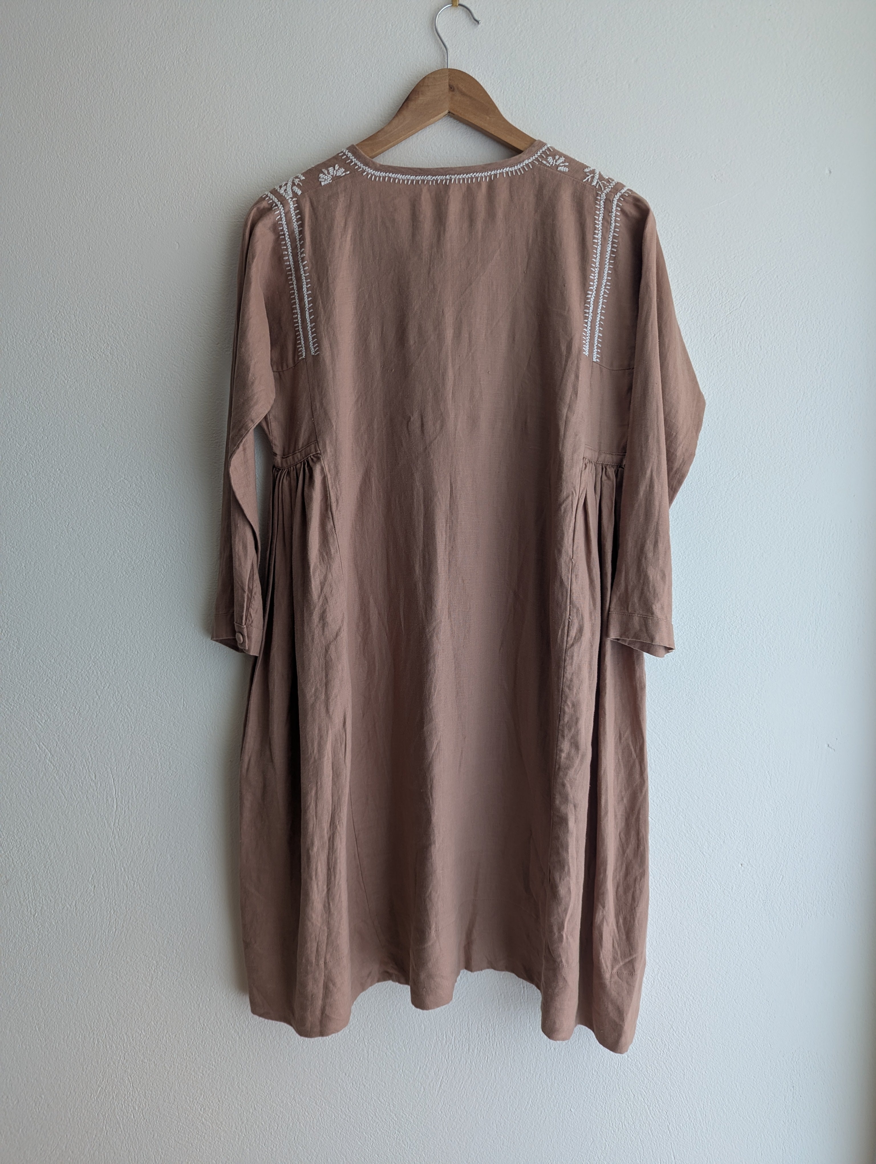 Lorna Murray Linen Embroidered Dress