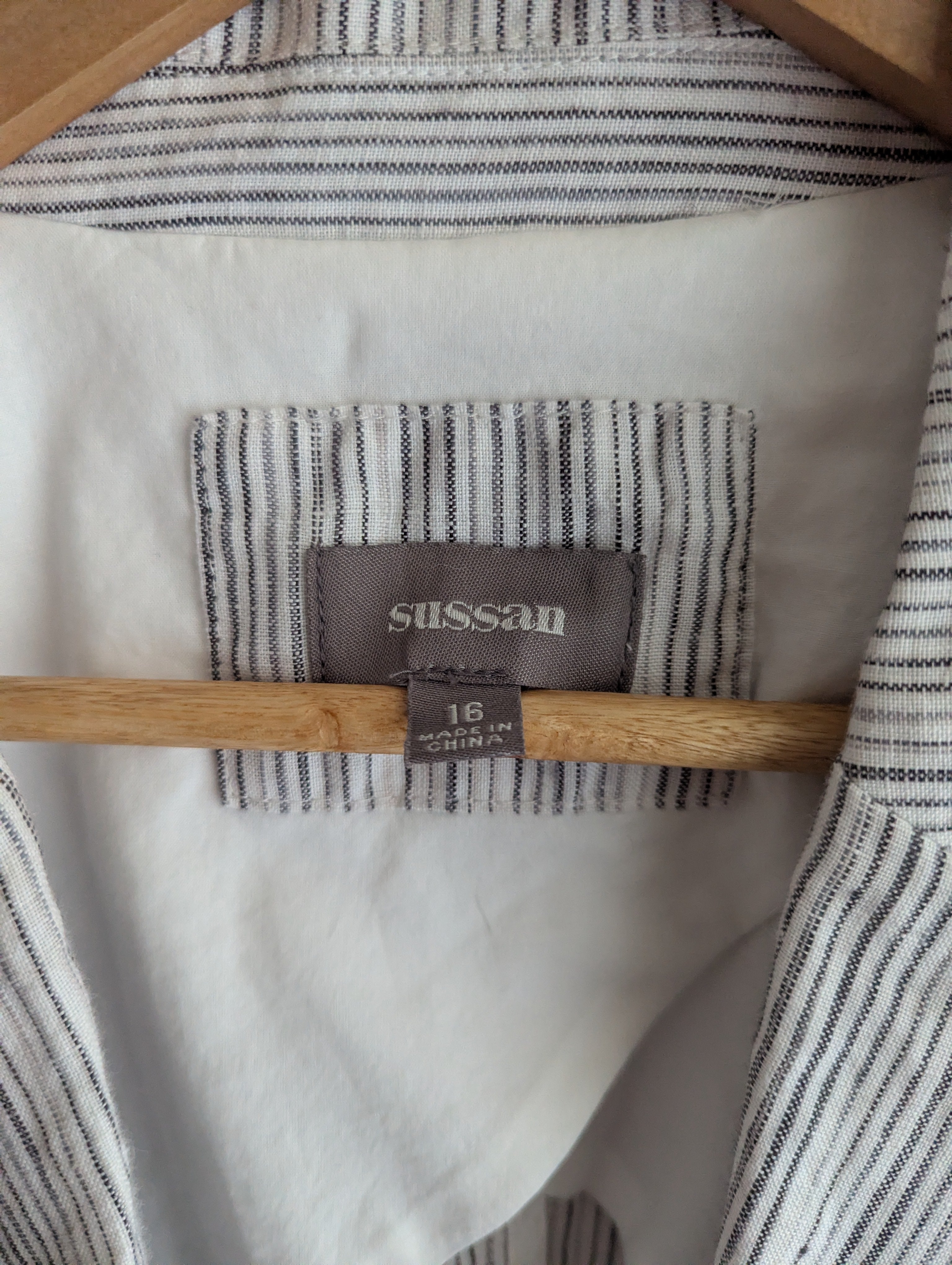Sussan pin stripe linen blazer