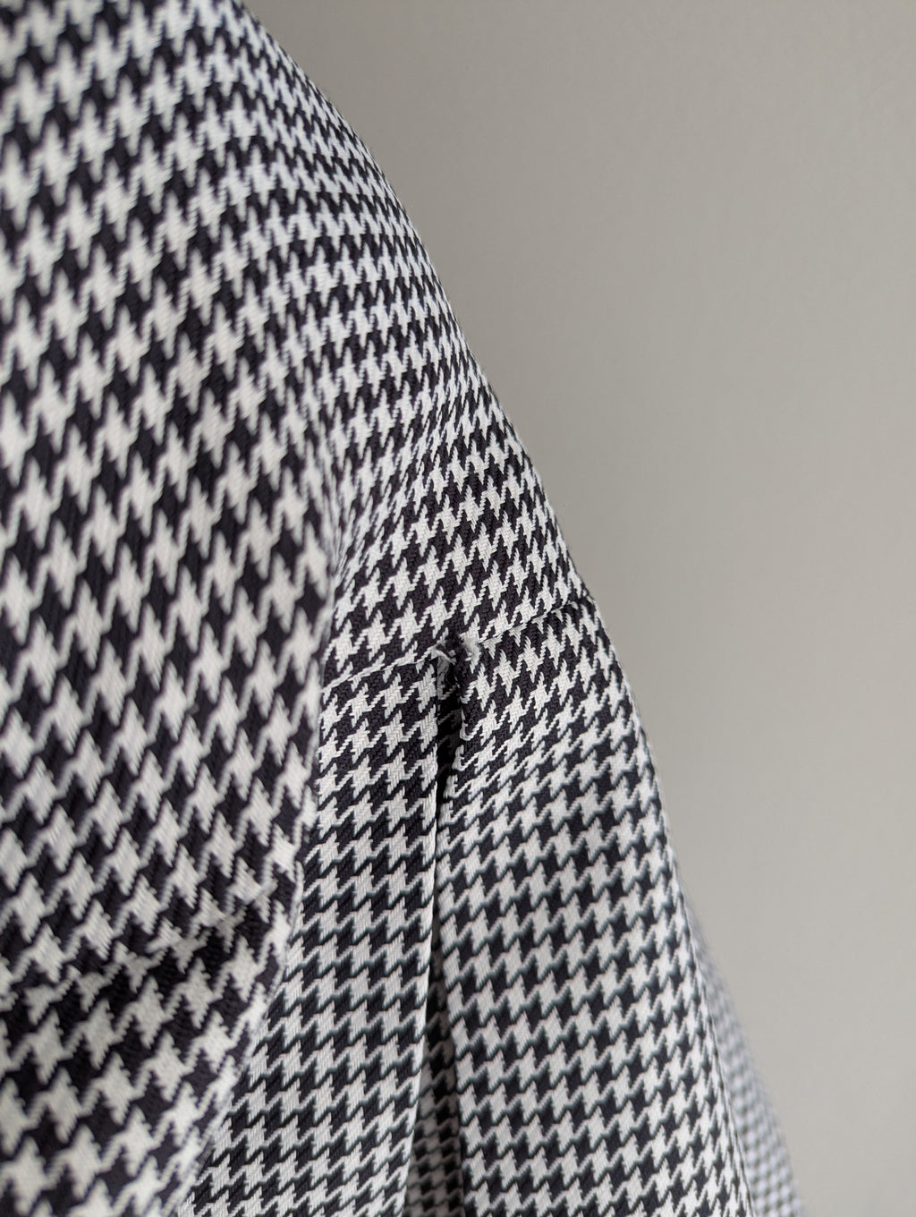 Ally Pleated Houndstooth Mini Skirt