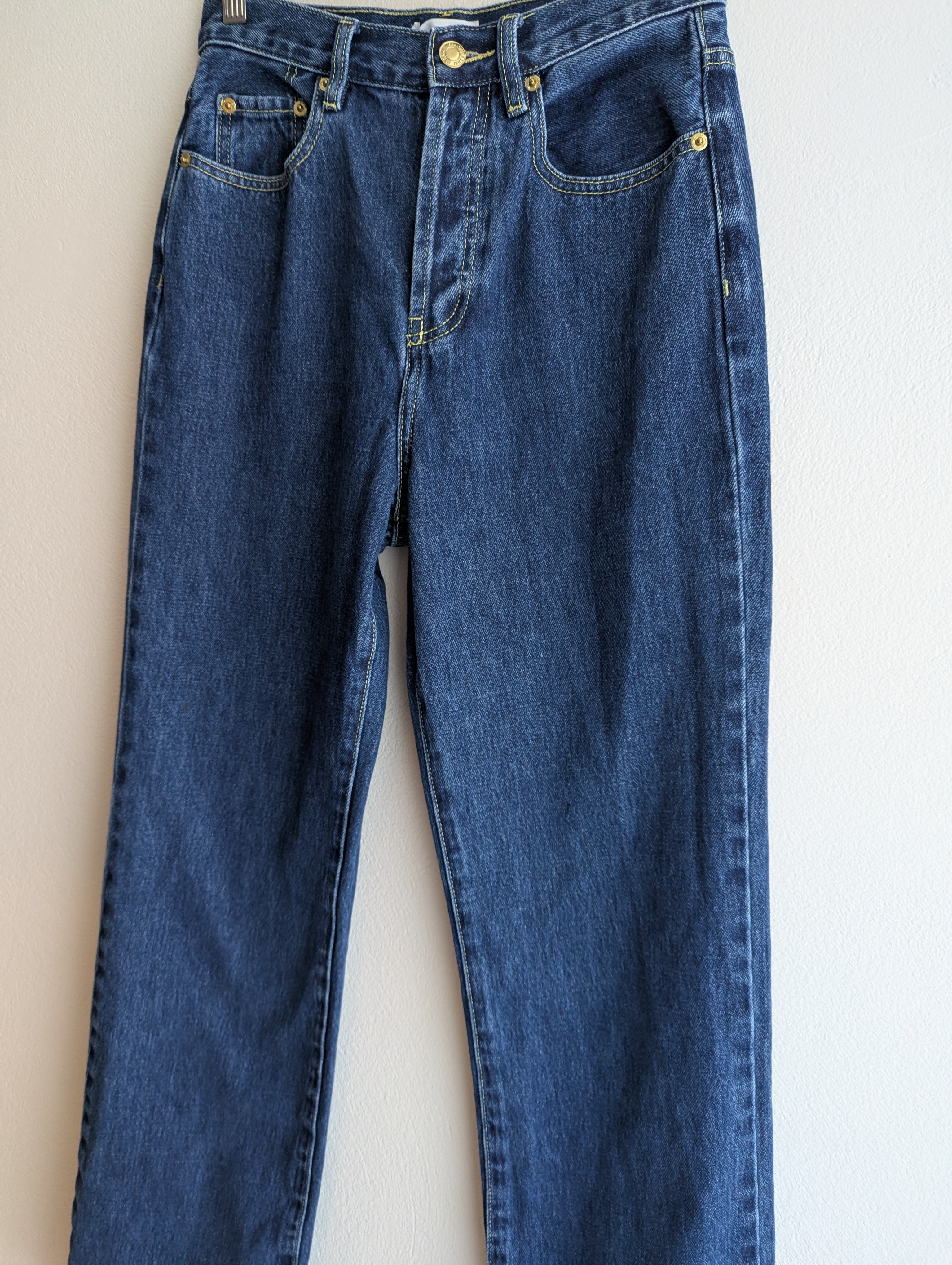 Meshki High Waisted Straight Leg Jeans