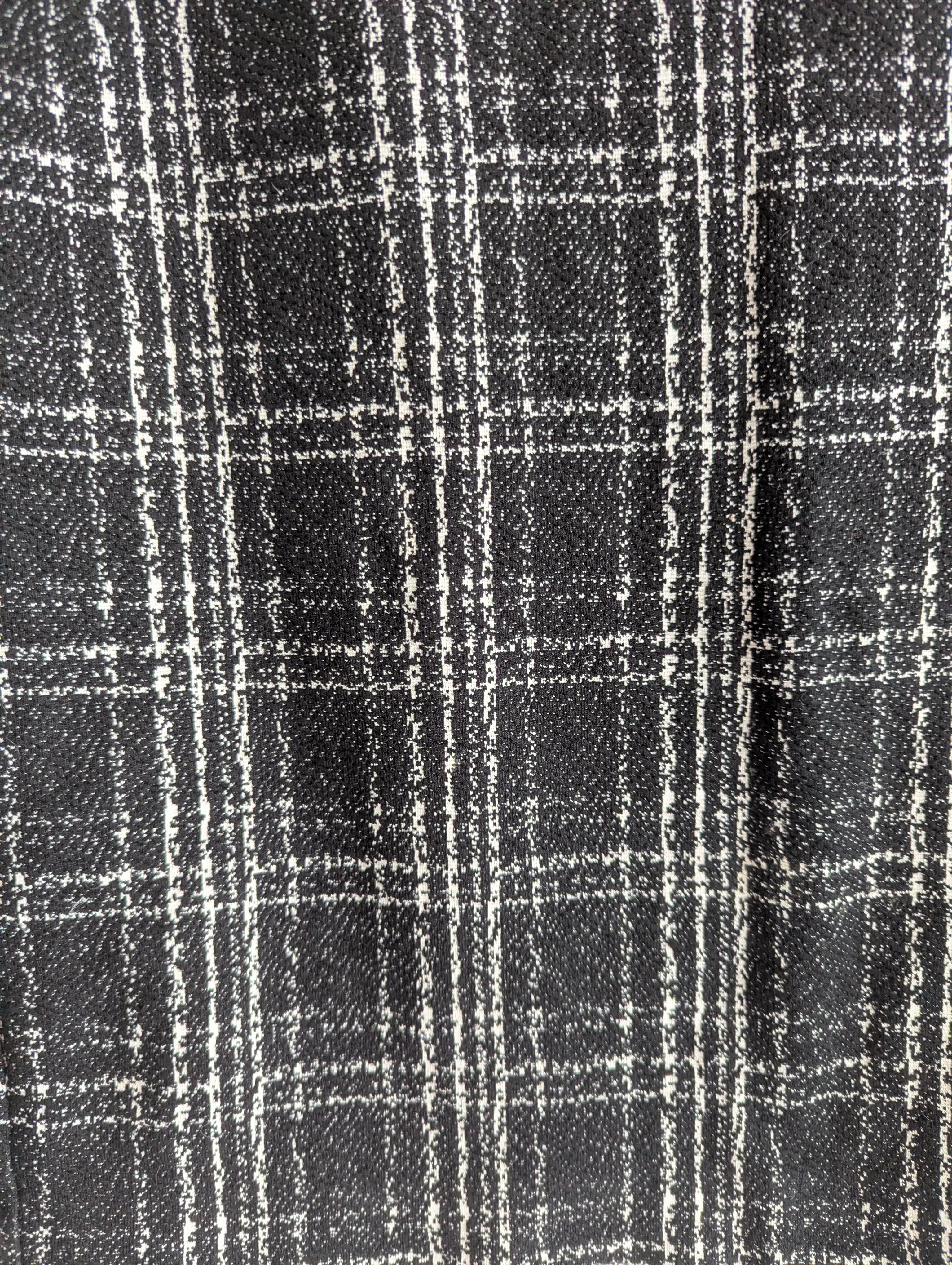 Cue in the City Check Skirt