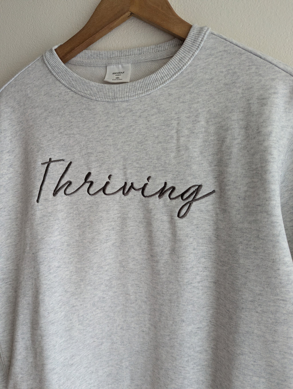 Thriving Cotton Crew Sweatshirt