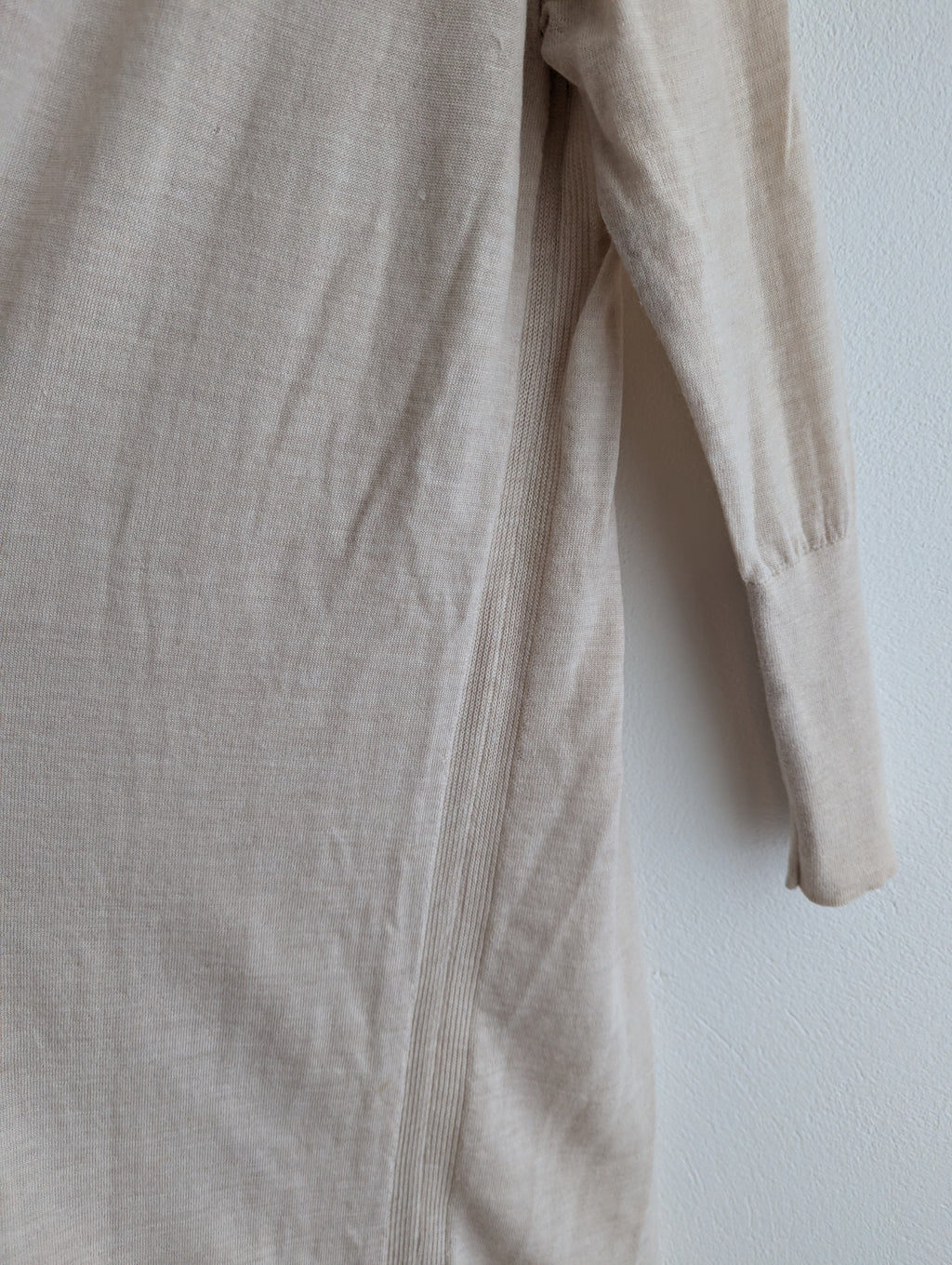 Country Road Extra-Fine Merino Wool Longline Cardigan