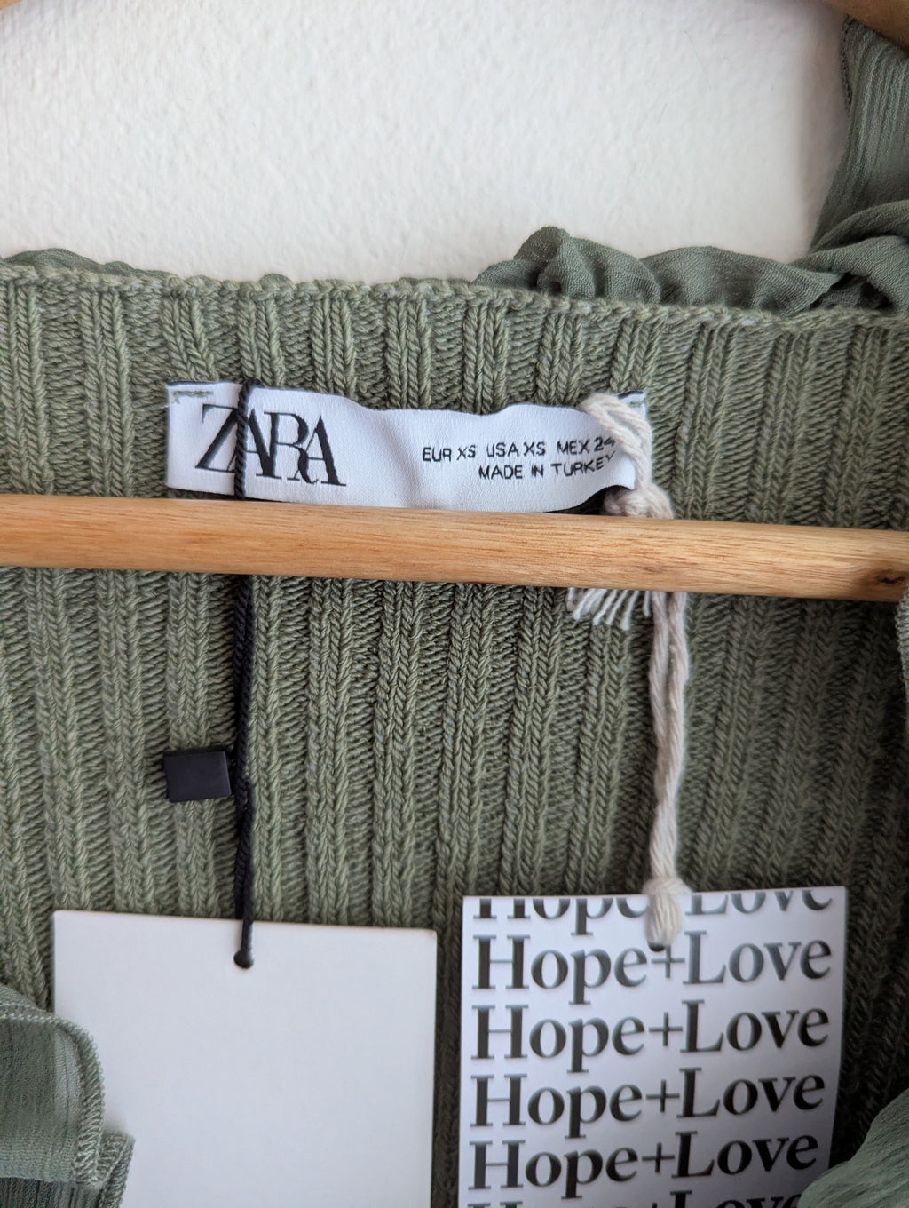 Zara Ribbed Knit Tie-Up Cardigan
