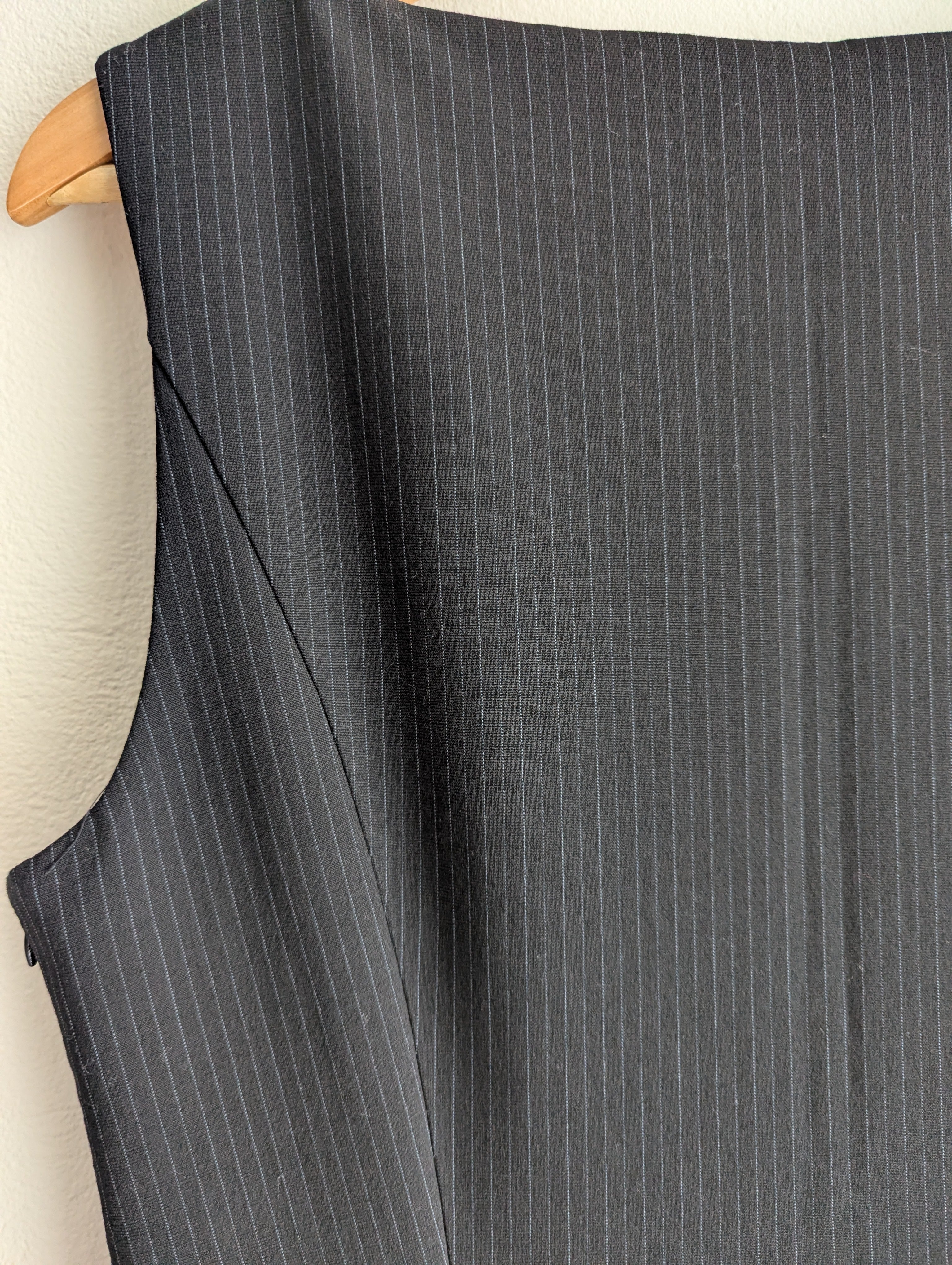 Cue Pinstripe Sleeveless Dress