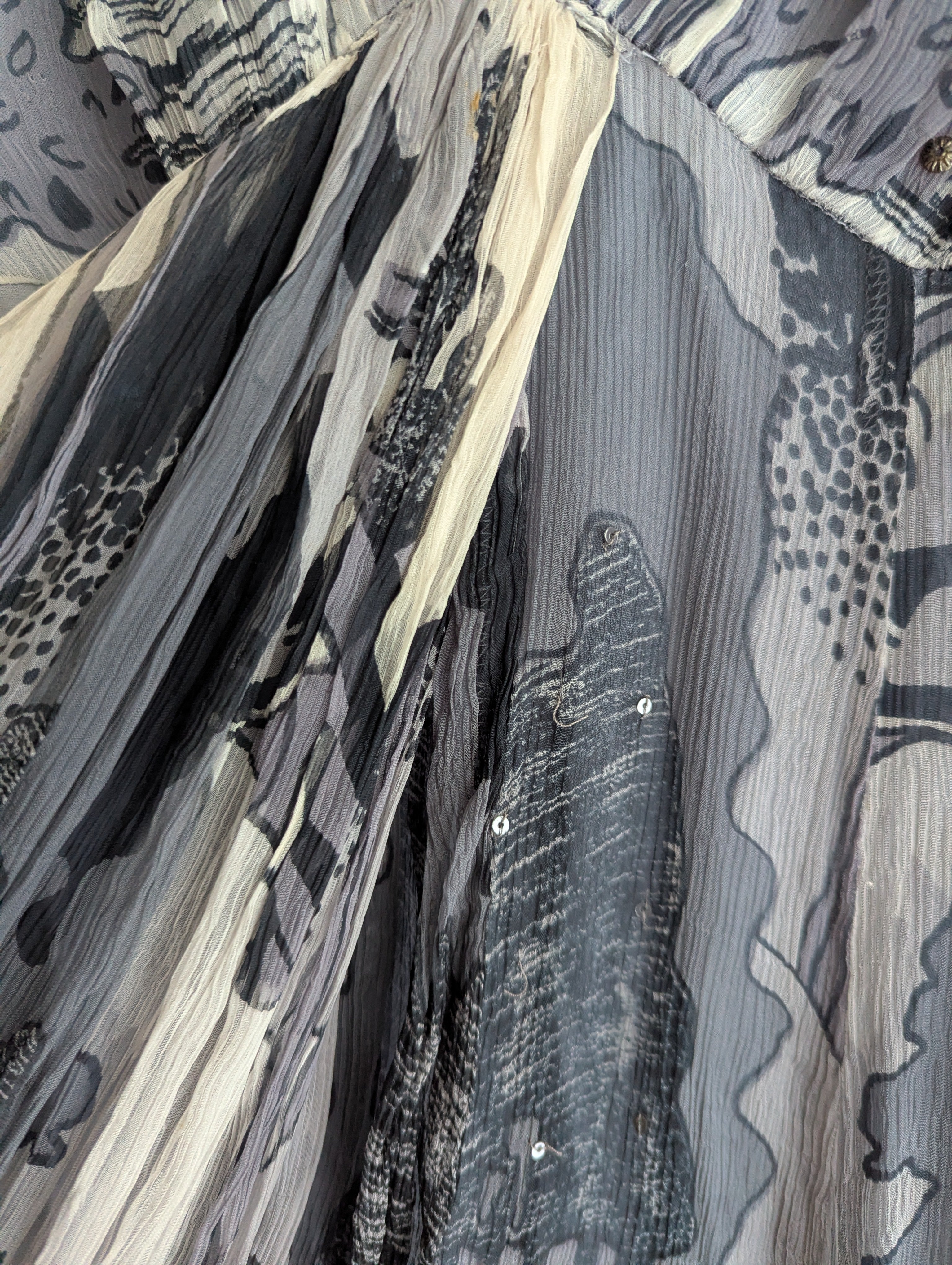 Derhy Abstract Print Dress