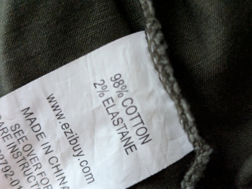 Sara Seam Detail Khaki Pants