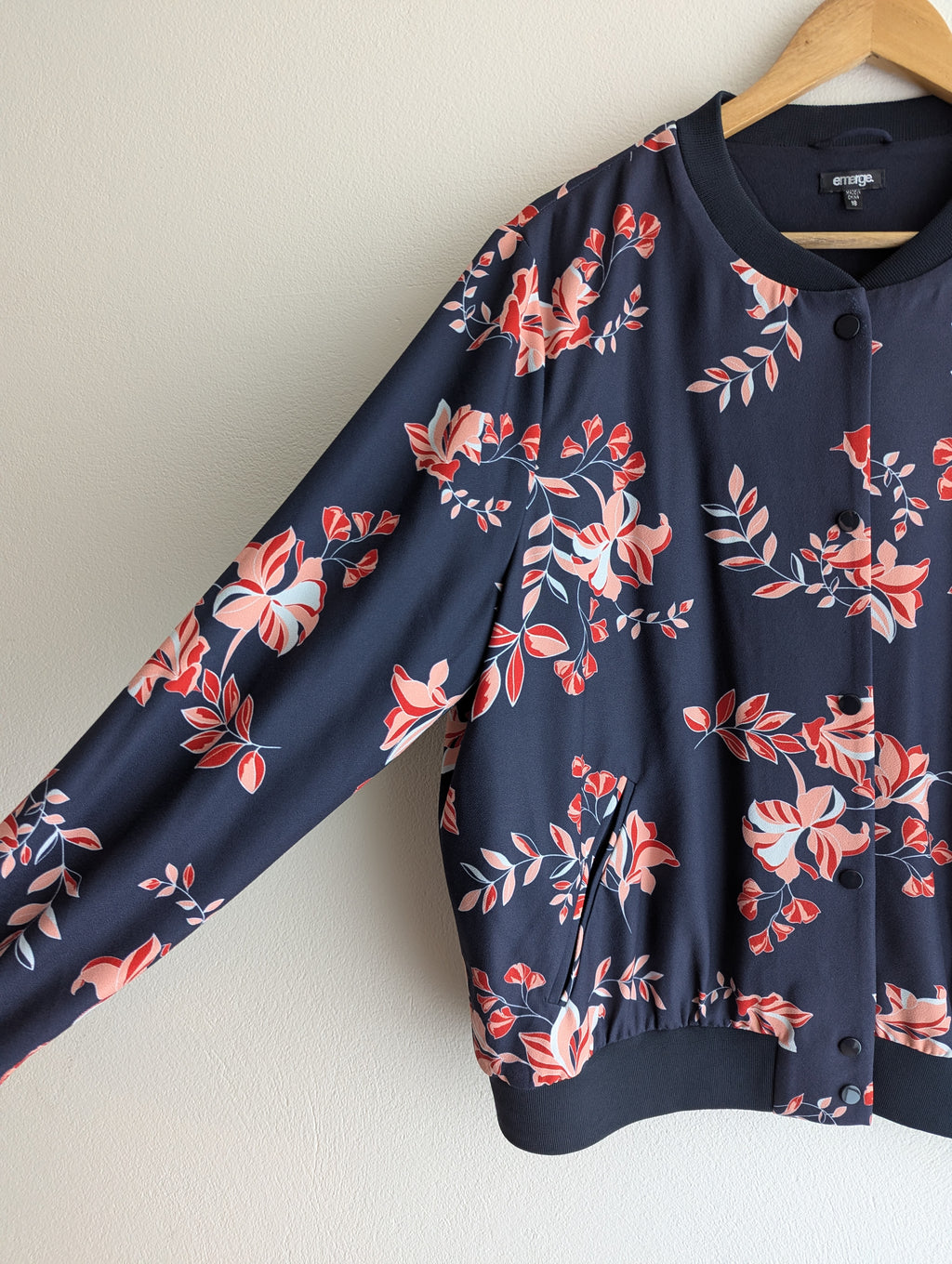 Emerge Floral Bomber Jacket