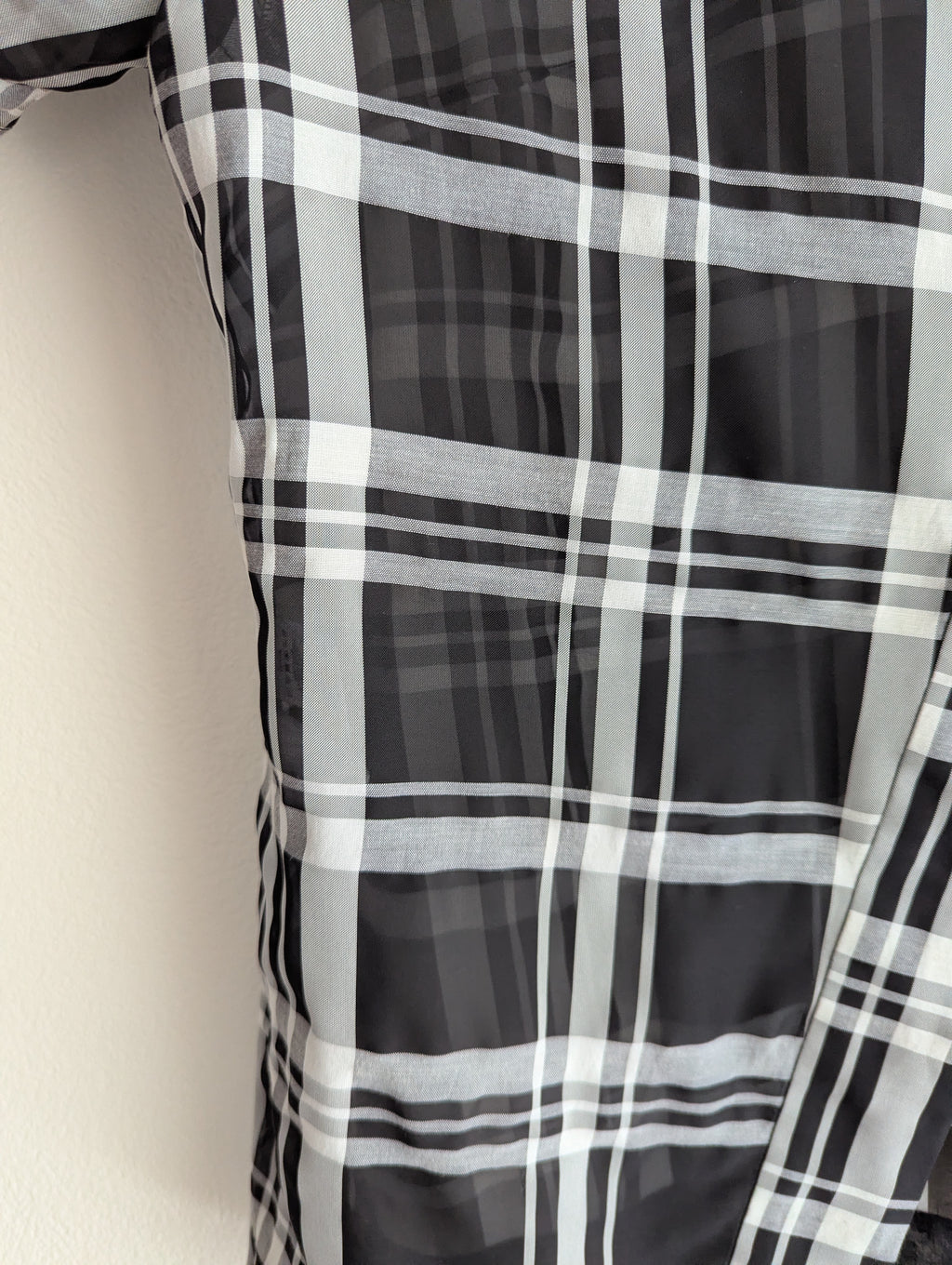 Veronika Maine Sheer Check Top