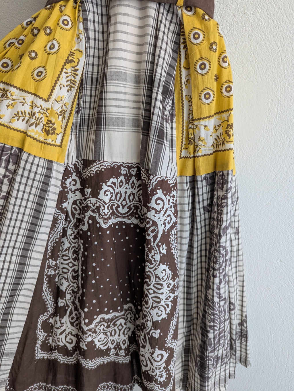 Derhy Yellow Button-Down Dress