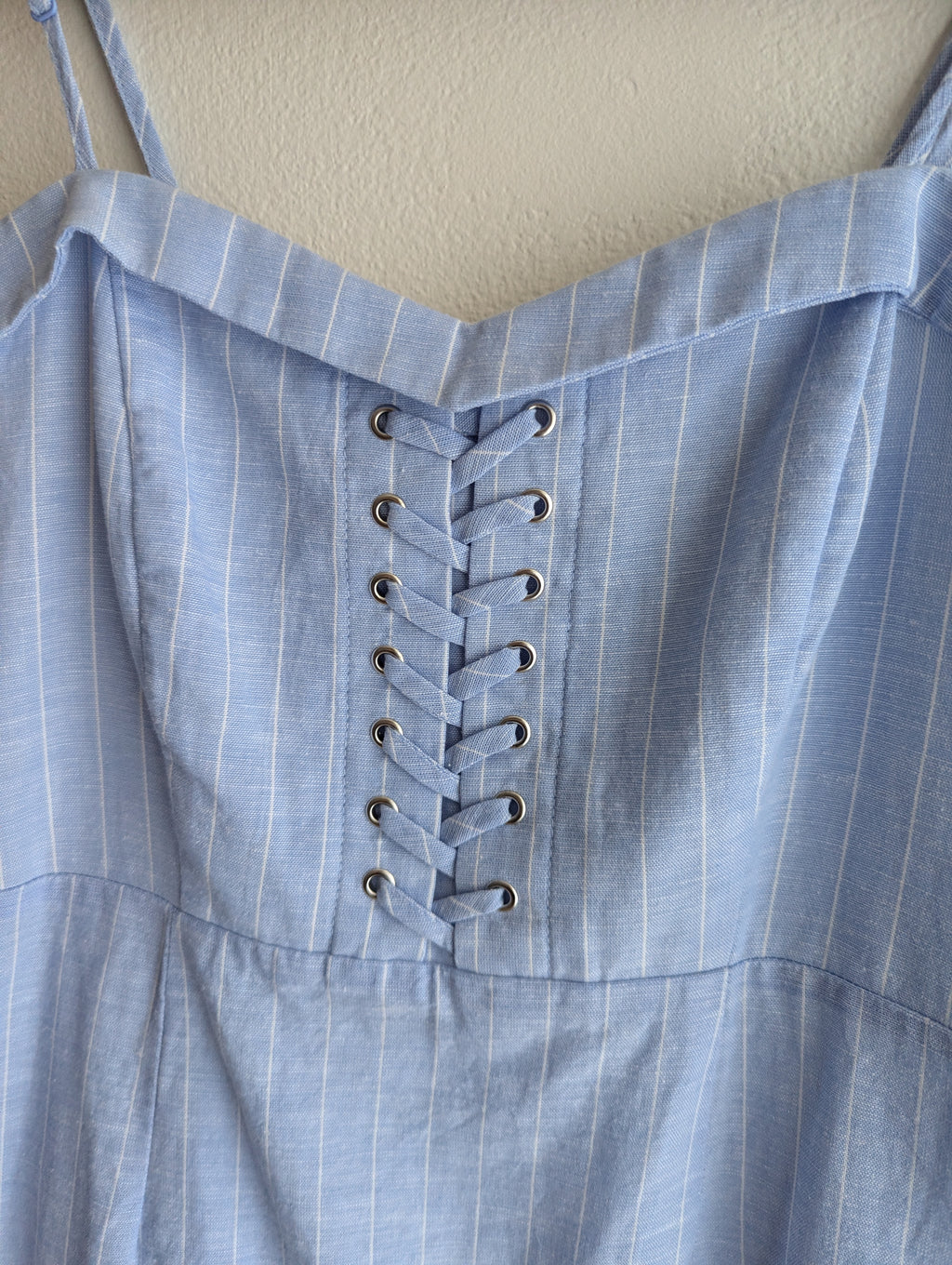 Bardot Blue & White Stripe Mini Dress