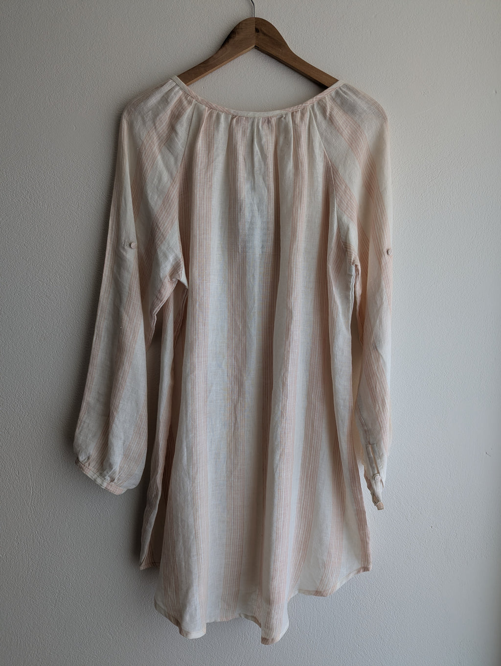 Lorna Murray Pink Stripe Linen Dress