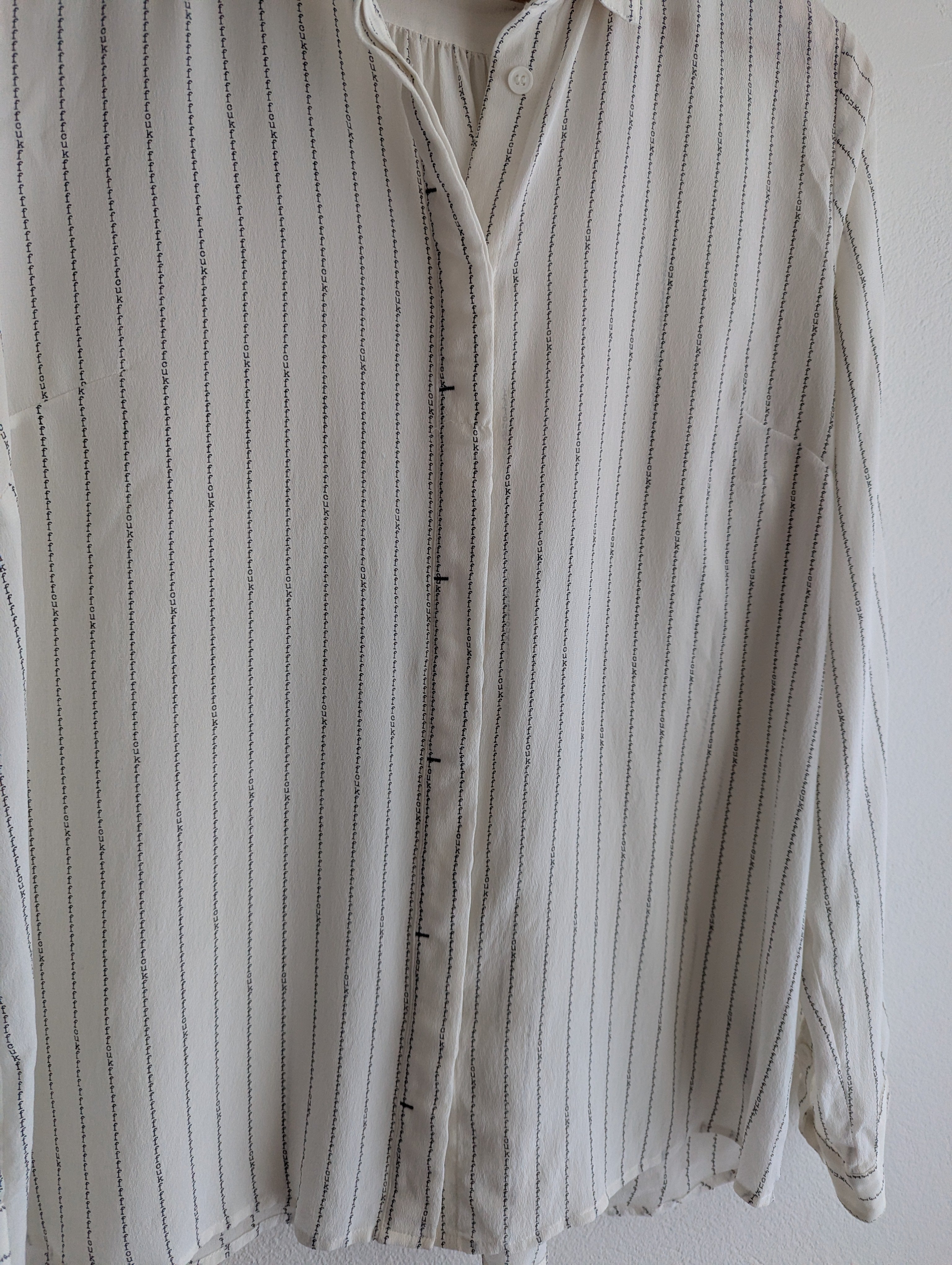 French Connection Silk Button-Down Blouse