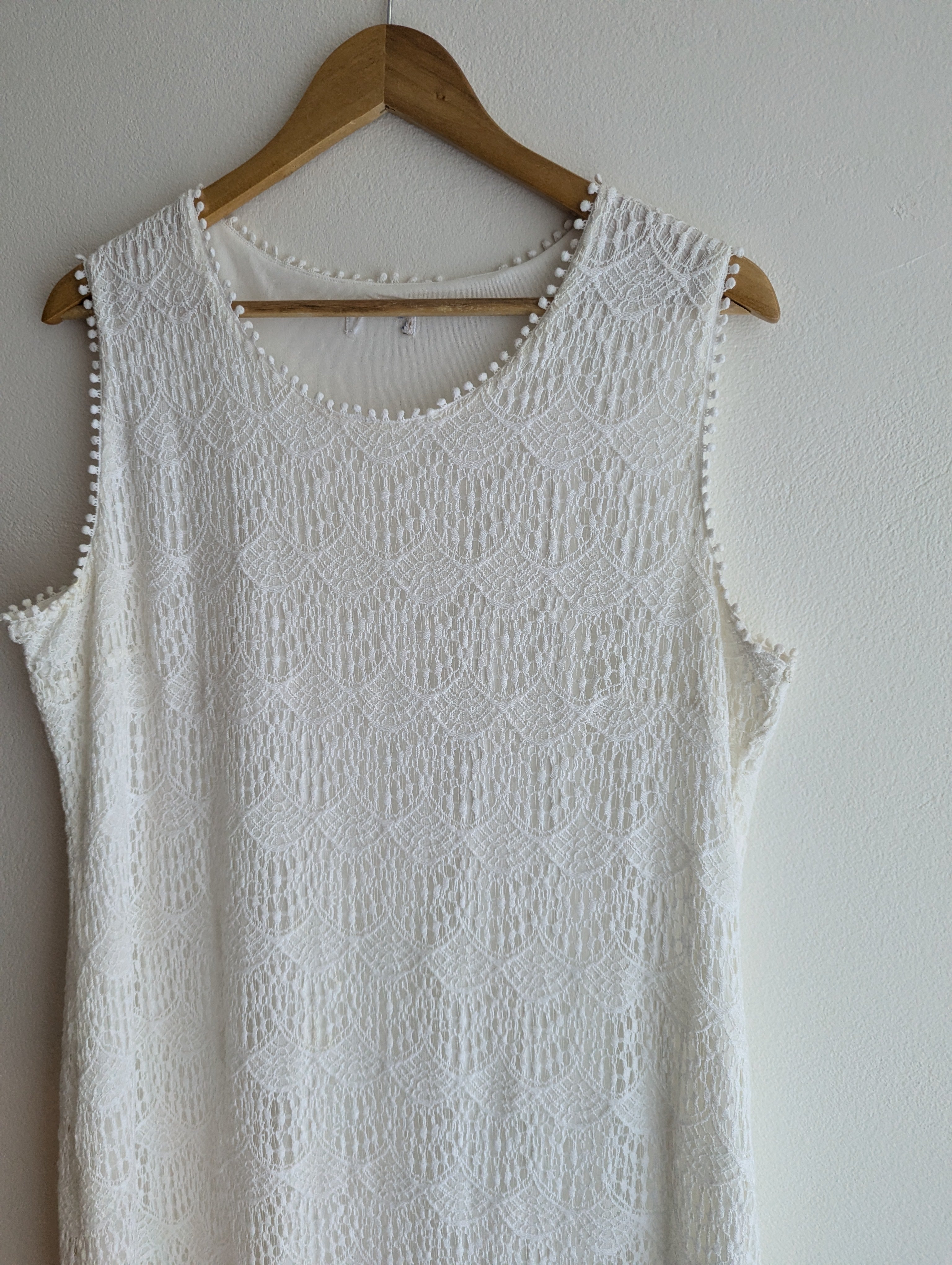 Lace shift dress