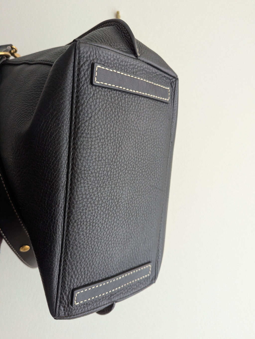 Oroton Black Leather Tote