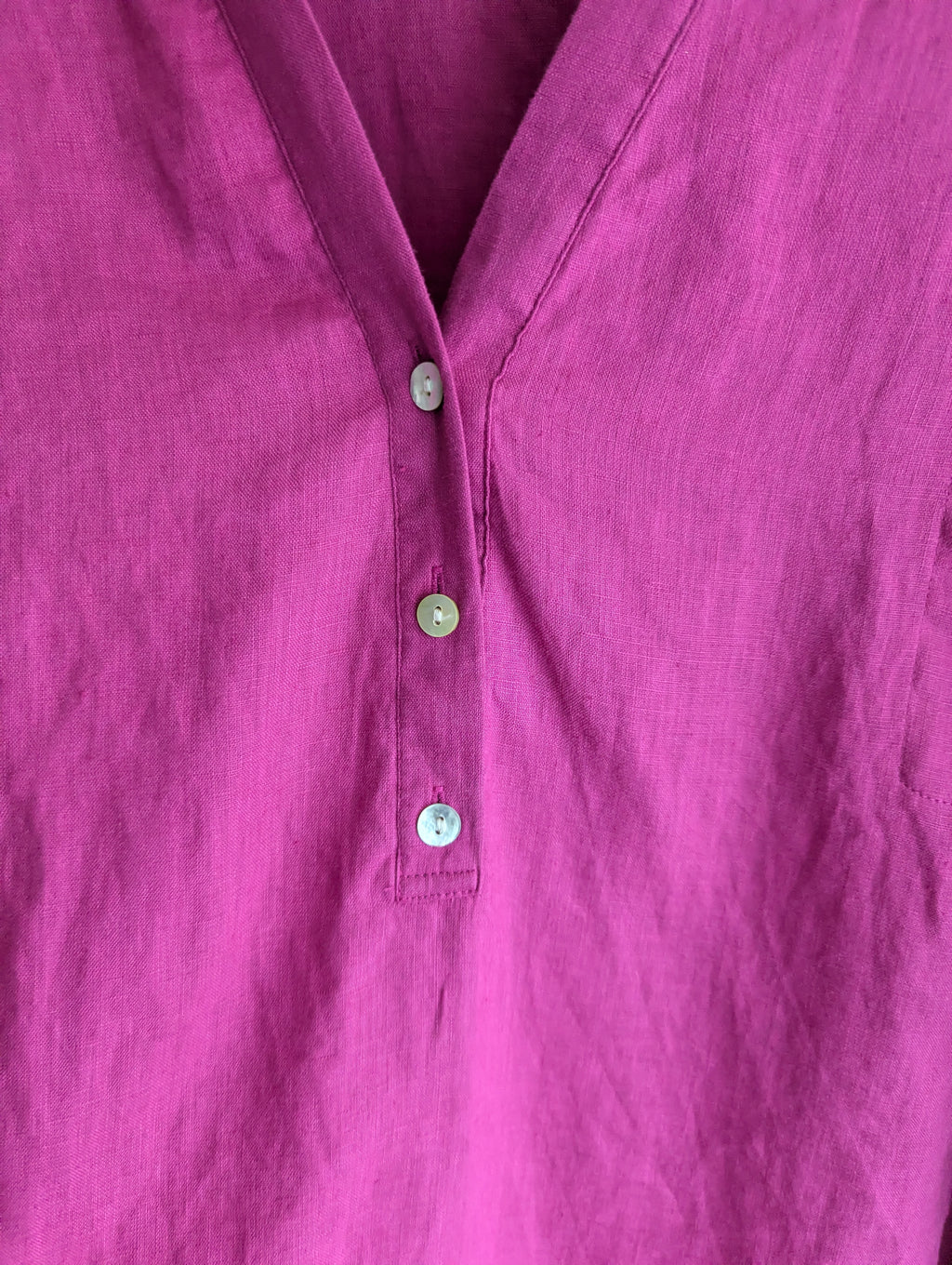 Witchery Magenta Linen Shirt