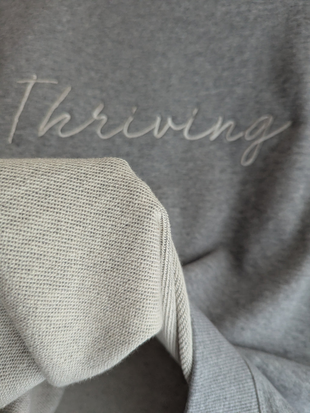 Thriving Cotton Crew Sweatshirt