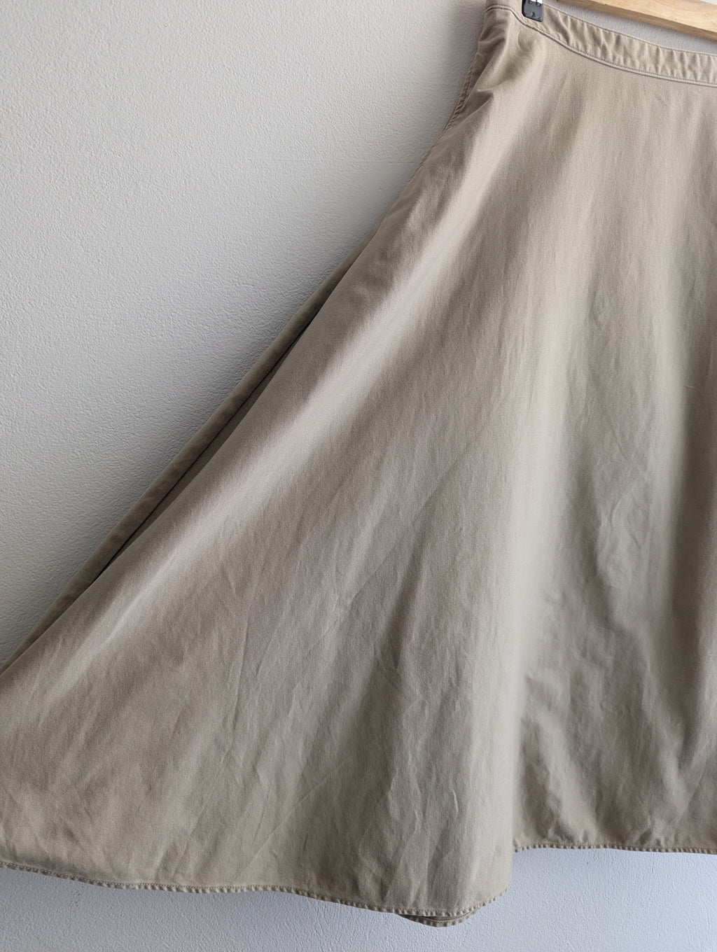 Uniqlo Full A-line Midi Skirt