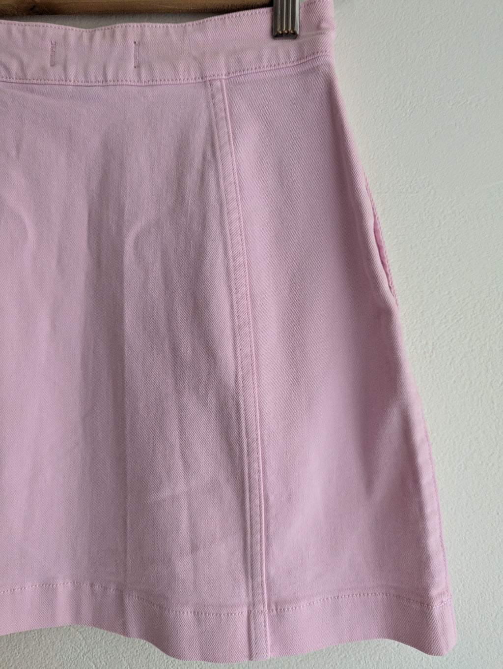 Country Road Pink Denim Mini Skirt