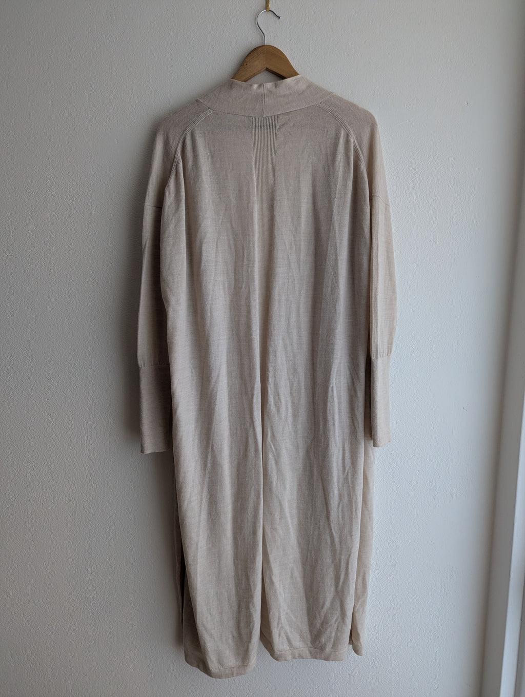 Country Road Extra-Fine Merino Wool Longline Cardigan