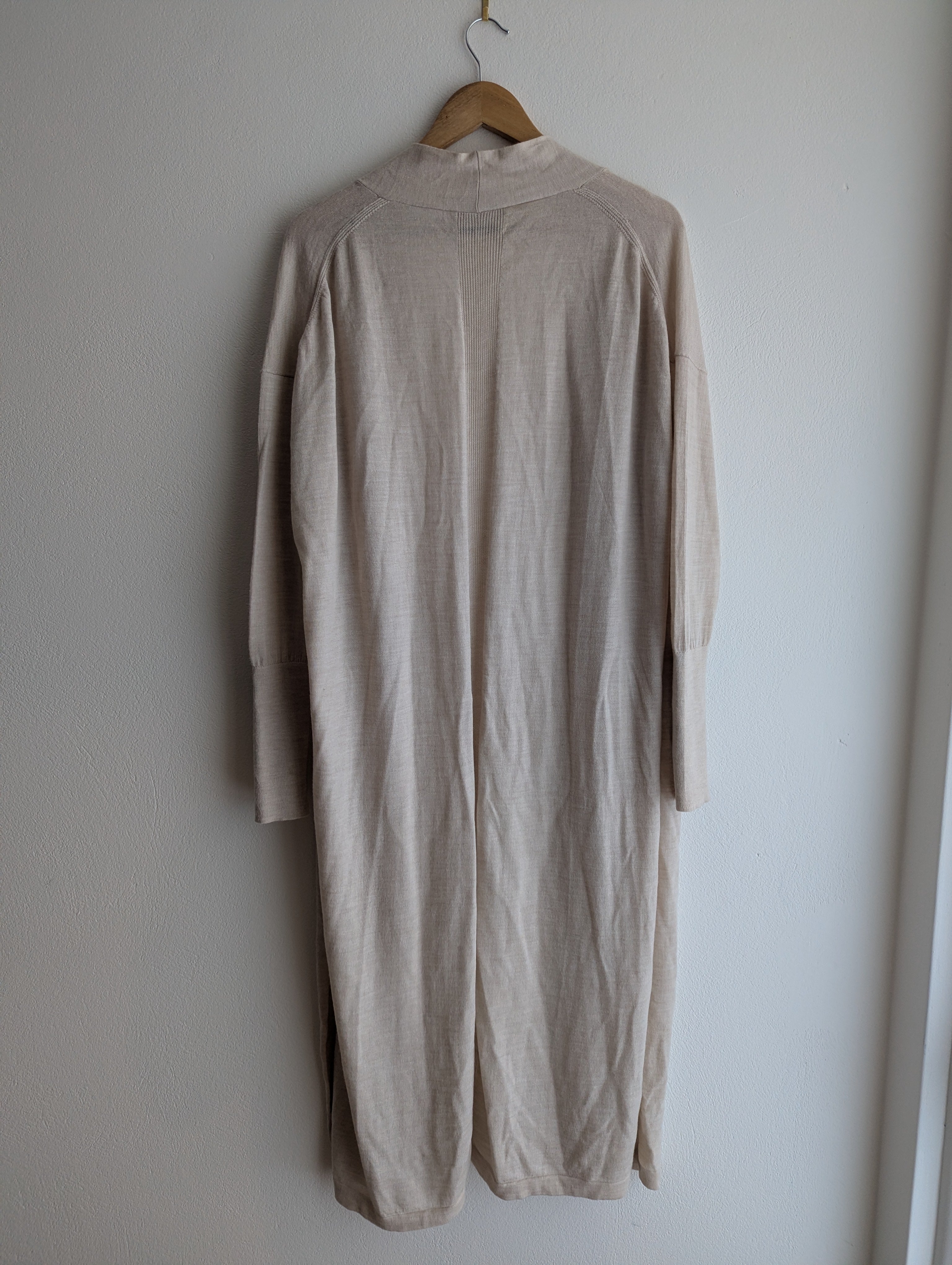 Country Road Extra-Fine Merino Wool Longline Cardigan