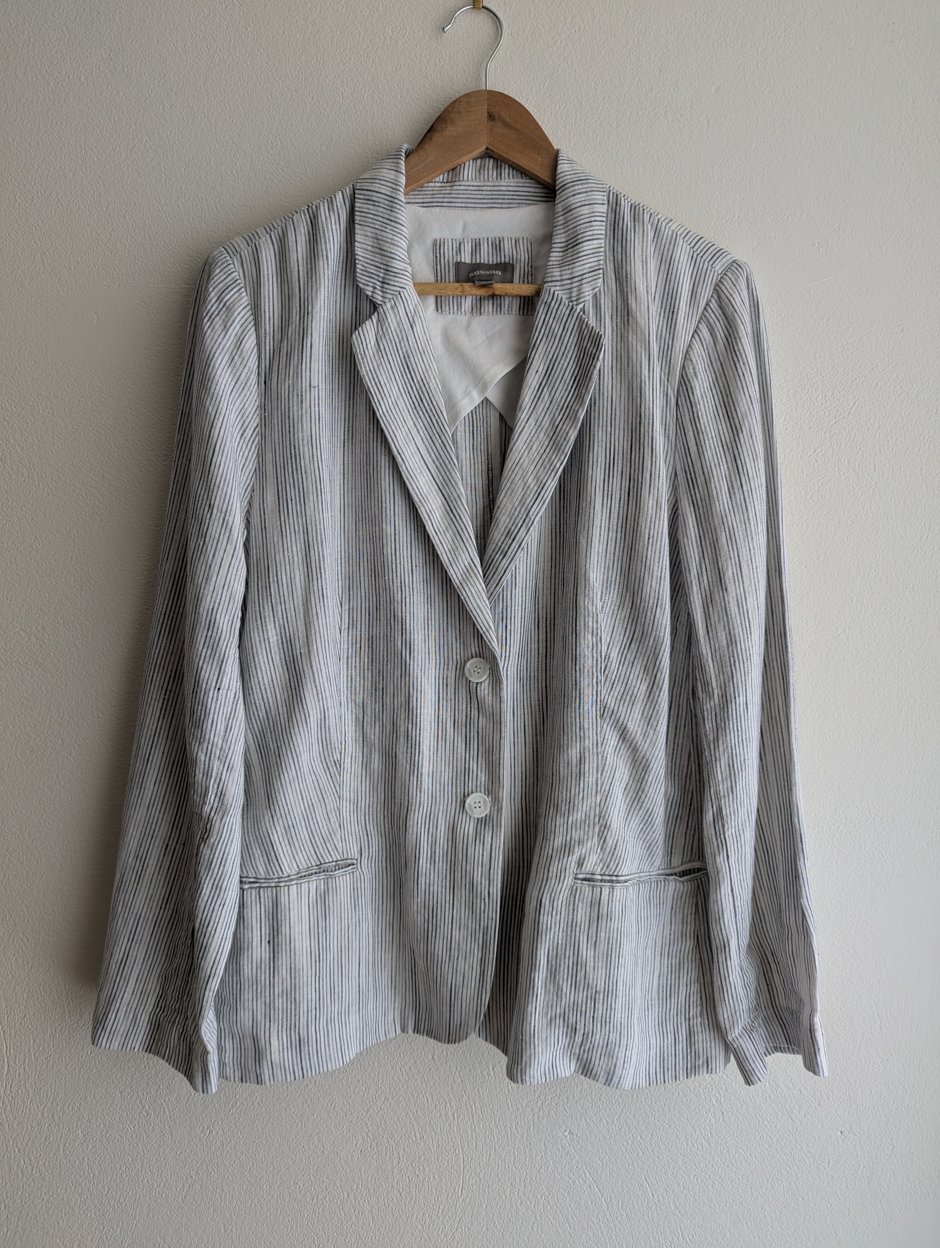 Sussan pin stripe linen blazer