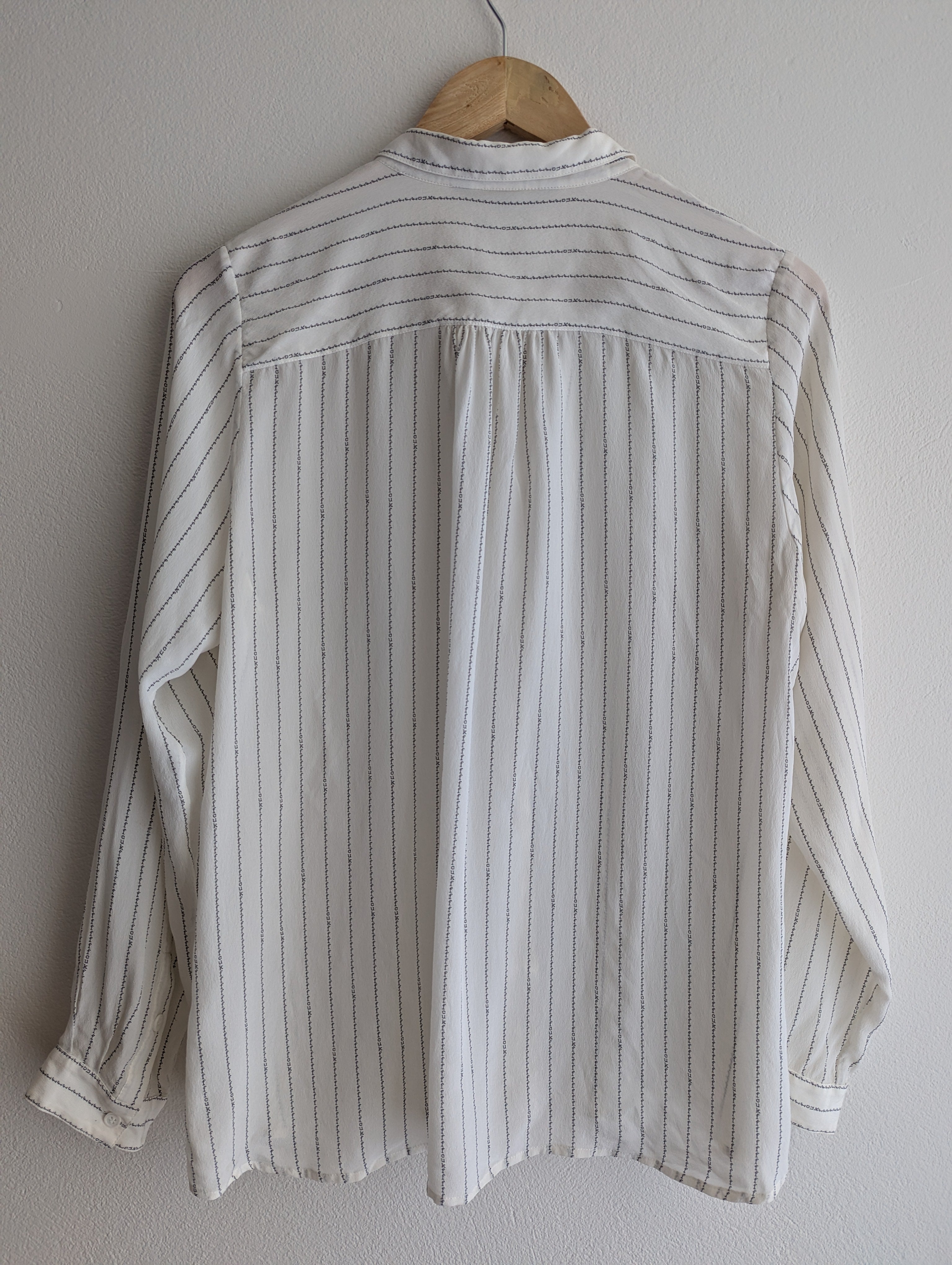 French Connection Silk Button-Down Blouse