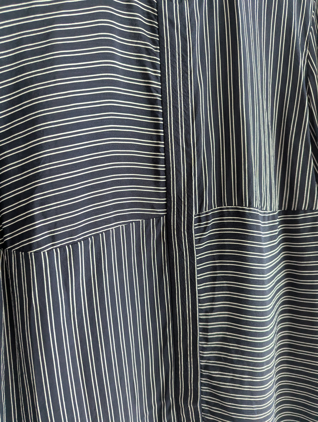 David Lawrence Stripe Button Down Blouse