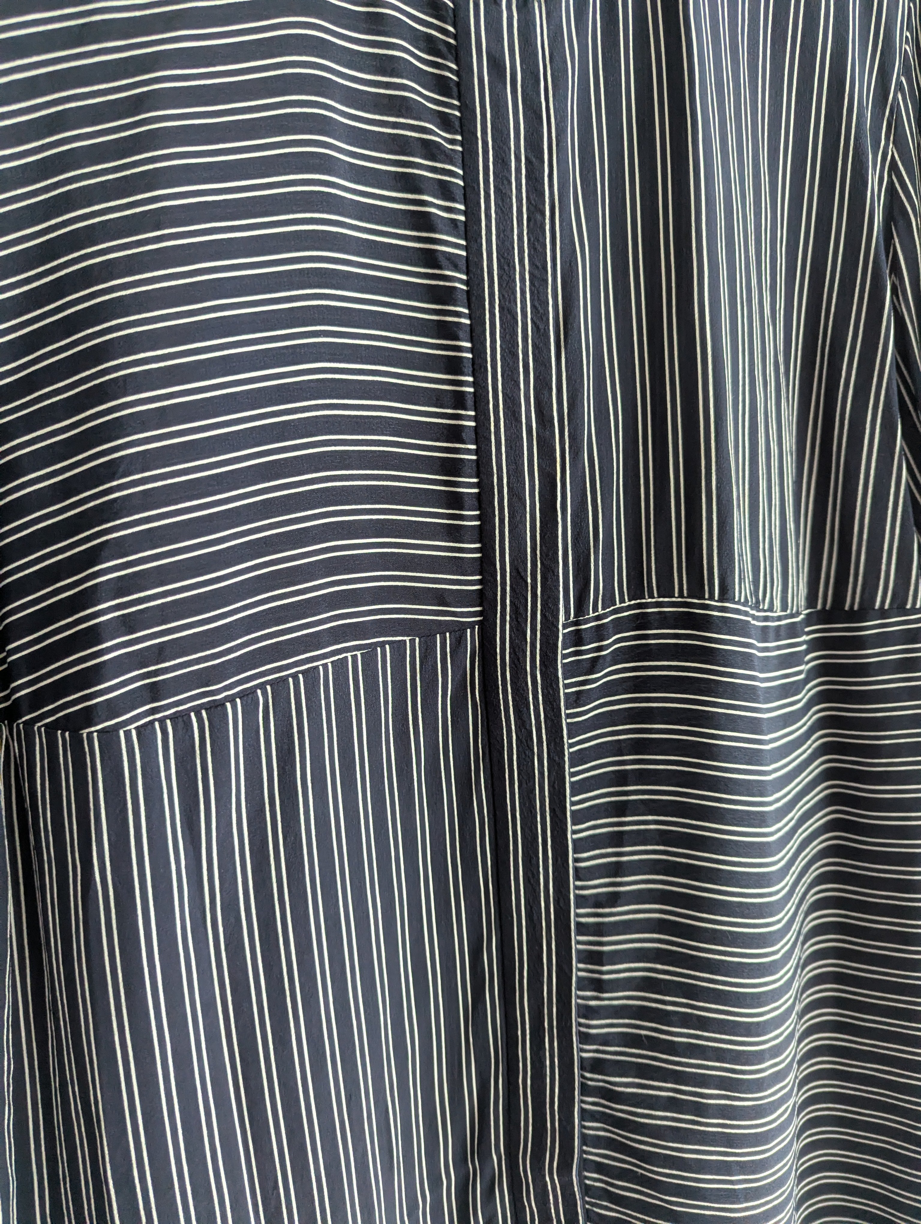David Lawrence Stripe Button Down Blouse